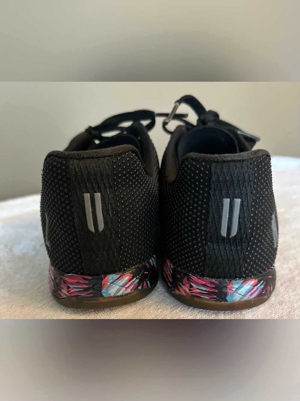 🖤🌺 NOBULL Black Floral Trainers | Women’s Size 6.5 | Cross Training Shoes